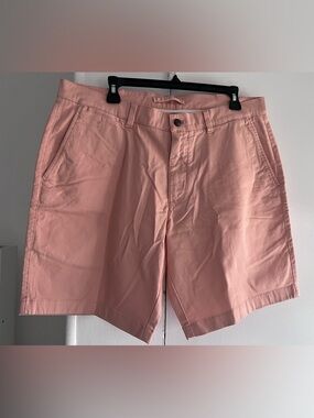 Duck Head Men's washed Pink Flat-Front Shorts